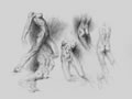 Michael Hensley Drawings, Figure Groups 40